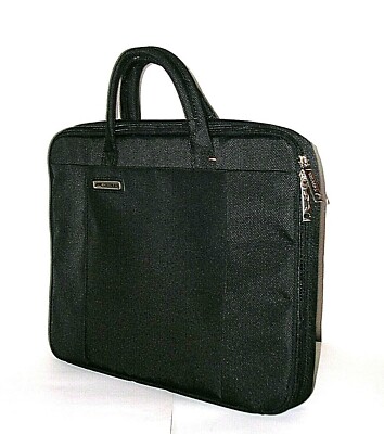 CARTELLA BORSA PORTA COMPUTER PORTA DOCUMENTI GHEPARD DUE MANICI+TRACOLLA  NERO | eBay