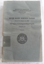 Smithsonian River Basin Surveys, N. Dakota, Montana, Kansas PB 1963 X-lib Fair