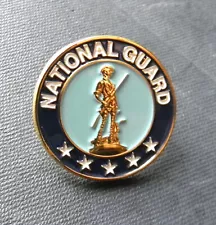 ARMY NATIONAL GUARD REGULAR LAPEL PIN BADGE 1 INCH