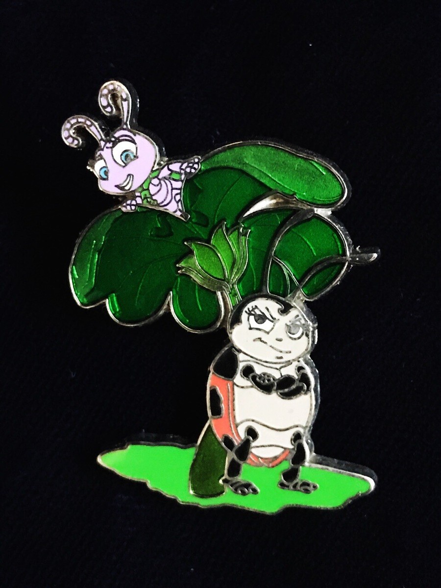 バグズライフ　4点 Disney Disneyland A Bugs Life - Hiding Leaf Dot and Francis Pin