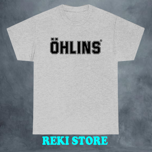 Ohlins Logo Men 039 S Grey T Shirt Size S 3xl Ebay