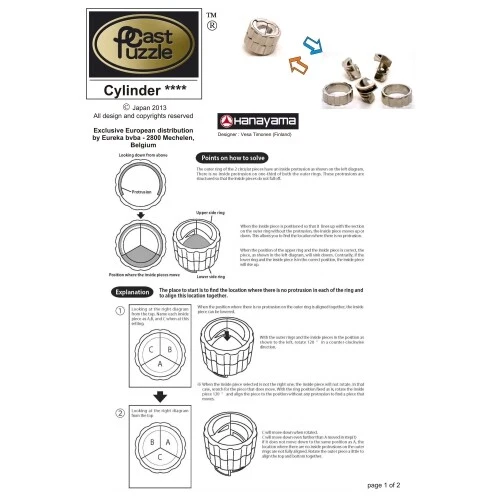 Cast Puzzle Cilindro - Livello 4 - Immagine 3 di 4
