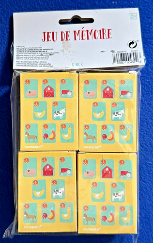 JUEGO DE MEMORIA / 8 barajas de tarjetas de memoria / Favores de fiesta / Mayores de 2 años / Amscan Inc. - Imagen 2 de 3