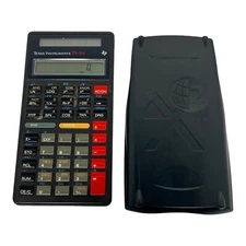 Calculator Texas Instruments, TI-34, Solar, TESTED works - Vintage COVER