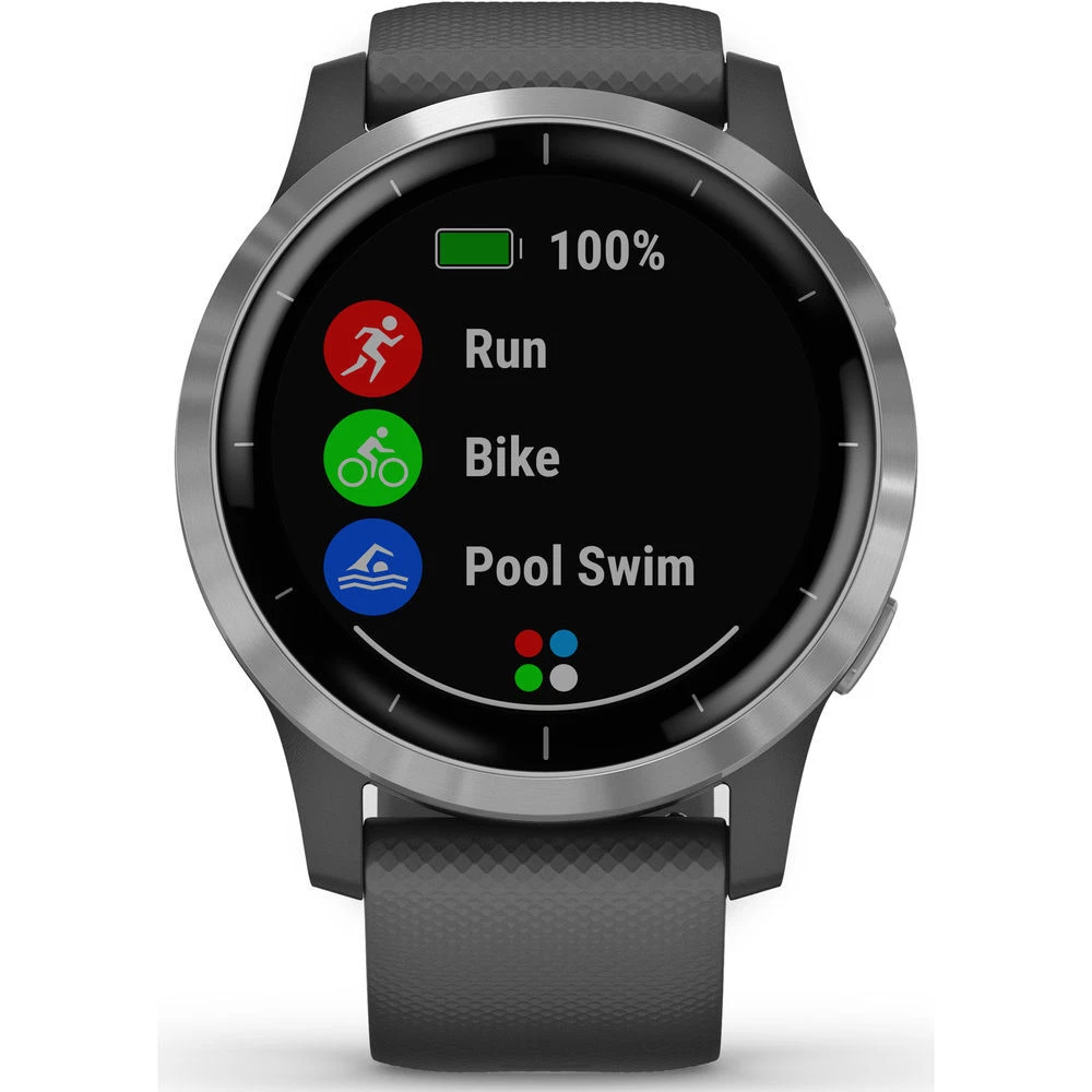 Montre GPS & Cardio Vivo Active 4, Gray/Black GARMIN