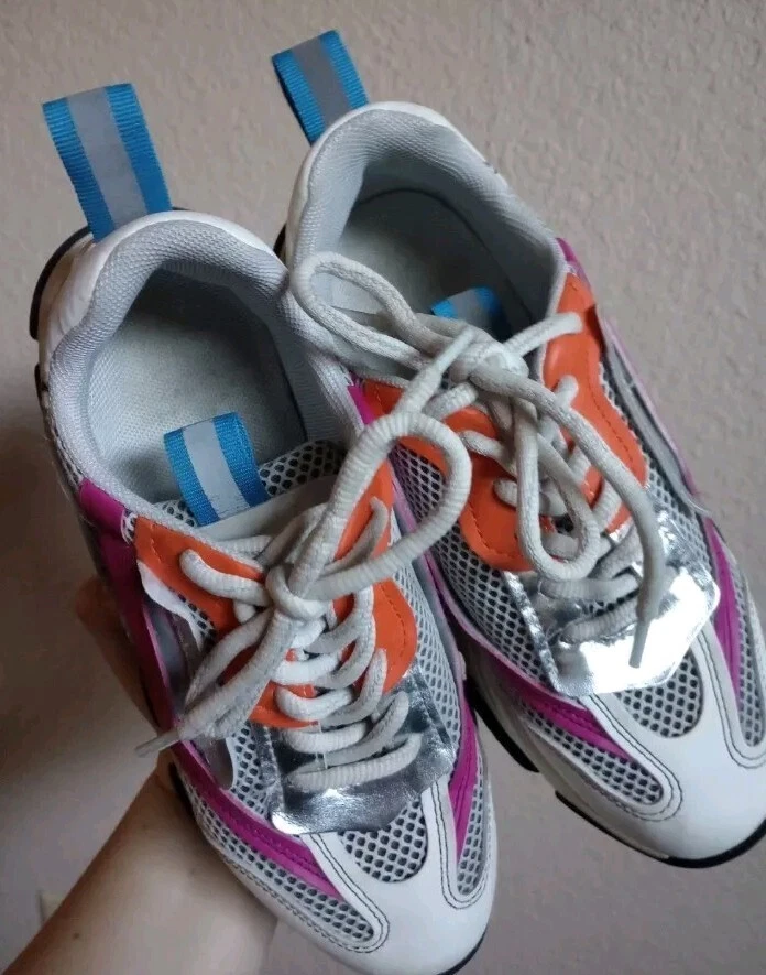 Tênis Steve Madden Colorful Possession meninas grandes tamanho 4 - Imagem 3 de 4