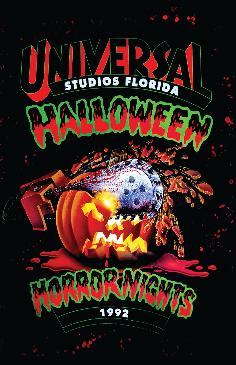 Halloween Horror Nights Universal Studios Florida Chainsaw Pumpkin
