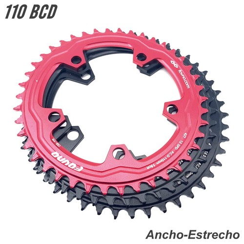 110 Bcd Carretera Gravel Ciclocross Monoplato Ancho estrecho 9-10-11-12 | eBay