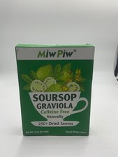 Soursop Graviola Dried Leaves Tea, 250 Guanabana Leaves 3.5 Oz
