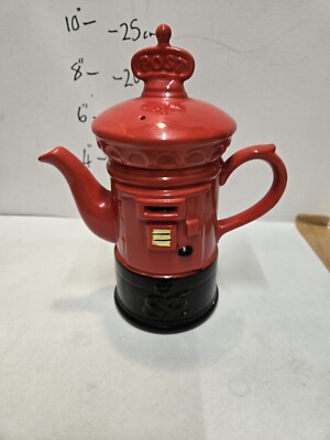 Vintage Neuheit Royal Mail British Red Post Box Teekanne von Price Kensington. J