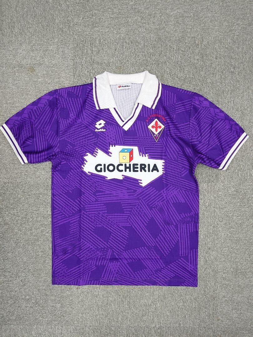 ウェア 1992 1993 Fiorentina HOME FIORENTINA 1991 92 Lotto Maglia HOME ORIGINAL JERSEY