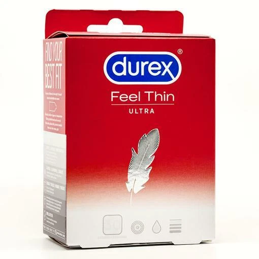 Durex Feel Thin Ultra Extra Sensitive Natural Feel Lubricated