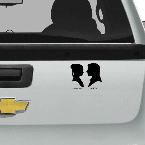 Star Wars Han Solo Leia love for Macbook Air/Pro Laptop Car Vinyl Decal Sticker - Image 4 of 4
