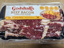 Godshall's Beef Bacon 10 Oz (6 Pack)