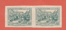 ESPAÑA 1939 EDIFIL NE 50s** CORREO DE CAMPAÑA -MAGNÍFICA PAREJA-   
