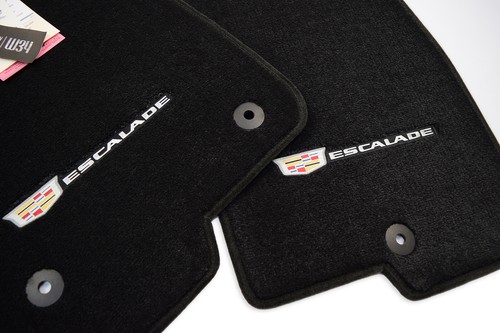 Cadillac ESCALADE Front Floor Mats - Ebony - Jet 2007-2025 Premium 32oz Quality - Picture 37 of 46