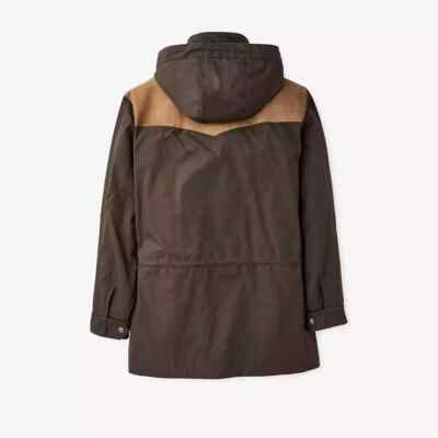 Women's Filson Mountain Parka Root Brown Hood Hooded Medium | eBay
