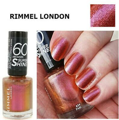 Rimmel London Nail Polish 60 Seconds Gel Rita Ora Super Shine Mani