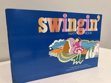 Swingin' Party Book Pamphlet-Mod art 1960s 1970s National College Queen Pageant