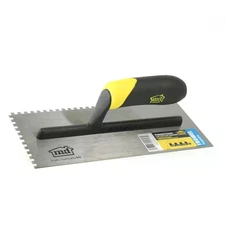 11 In. X 3/16 In. X 3/16 In. Square Notch Stainless Steel Flooring Trowel with C