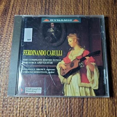 Ferdinando Carulli - Complete Edited Songs for Voice & Guitar CD 1995 Classical