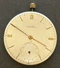 Antique Longines Cal 17 L Pocket Watch Movement Running Ticks 17L 17j Swiss