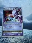 Mewtwo Lv. X 🔮 DP28 Black Star Promo Pokemon Card Vintage damaged