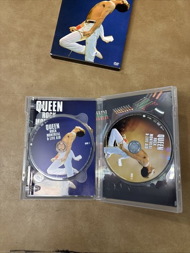 Queen - Queen Rock Montreal & Live Aid DVD With Insert & Slipcover - Picture 3 of 3