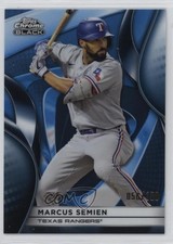 2025 Topps Chrome Black Blue Refractor 56/150 Marcus Semien #124 1mq2