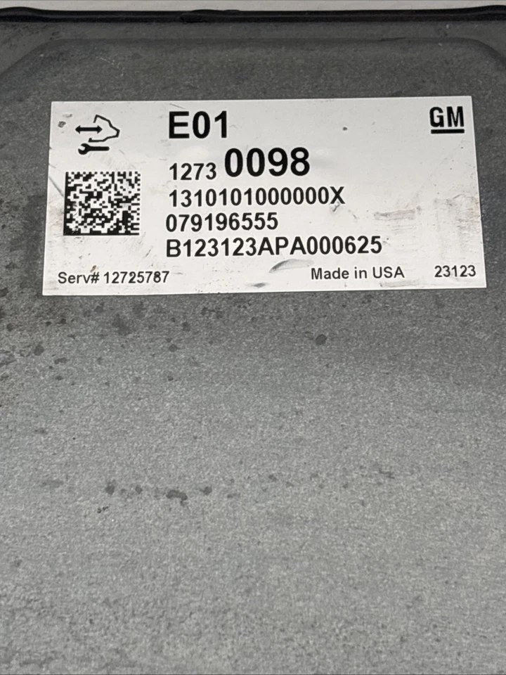 2020 - 2025 BUICK ENCORE GX 1.3L 发动机控制单元模块 ECU ECM 原始设备制造商 12730098 — 第 2/3 张图片
