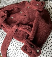 ASOS Burgundy Borg Jacket  - SIZE Small - Brand New with Tag - Gorgeous