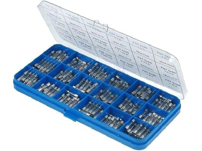 Fusibles en verre 5x20mm : kit de 75 pièces de protection électrique