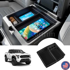 Center Armrest Storage Box Organizer Insert Tray For Toyota Tacoma 2024 2025