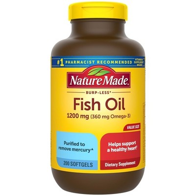High Potency Omega 3 Softgels - 100-Day Supply, Gluten Free