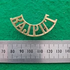 WW1 British Colonial Indian Army Rajput Infantry Regiment Shoulder Title Badge