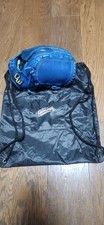 Blue Leather Baseball Glove Hardball with Storage Bag