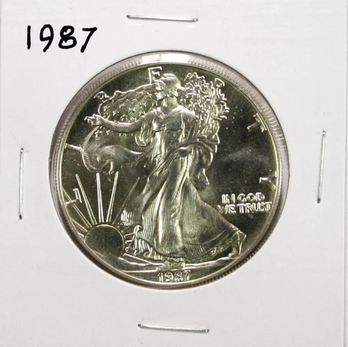 1987 American Silver Eagle BU 1 oz #JC