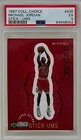 Michael Jordan 1997 Upper Deck CC Stick-Ums Chicago Bulls NBA Card #S30 PSA 5