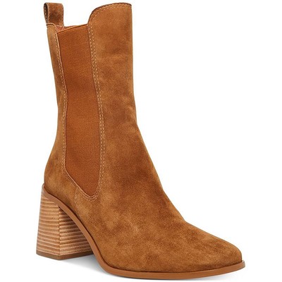 Steve Madden Womens Argent Brown Chelsea Boots Shoes 9.5 Medium (B,M) BHFO 4686