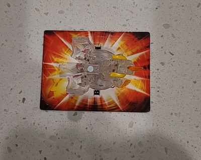 Bakugan Clear Translucent Helix Dragonoid 700G BakuCrystal Battle