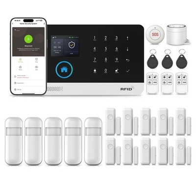 Alarm System for Home Security, WiFi Wireless Security System GSM Home Alarm ...