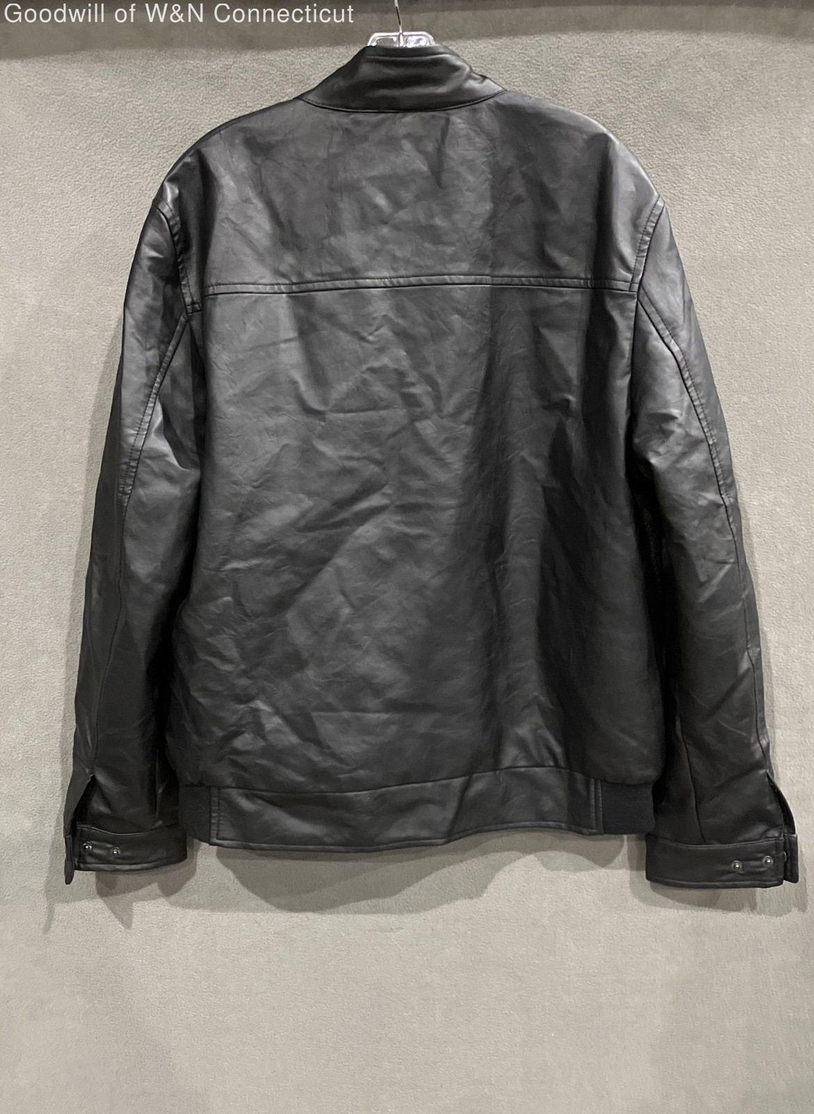 Jacket Size L Men Regular Black Basic Jacket - image 3