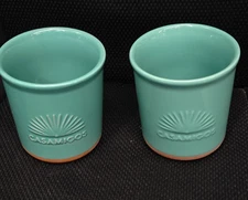 2 Casamigos Tequila Turquoise Cups