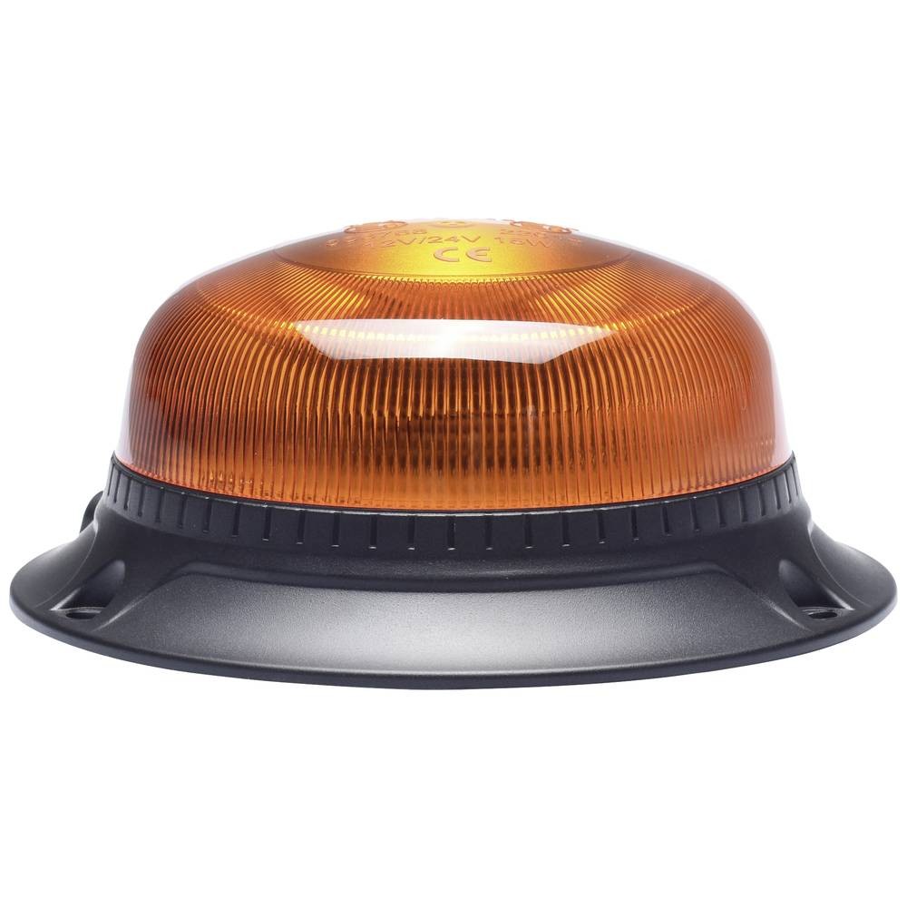 Gyrophare LED étanche Berger & Schröter 20304 mini feu flash orange 12V 24V fixe