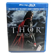 Thor  Blu-ray 3D/Blu ray/DVD 2011 Film Paramount MCU Bilingual