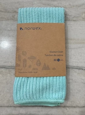 Authentic New Norwex Channel Textured Kitchen Cloth - Sea Mist - Image 1 of 3