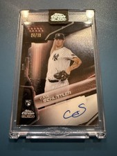 2026 Topps Chrome Black Cam Schlittler Rose Gold Mini-Diamond Auto #4/10 RC