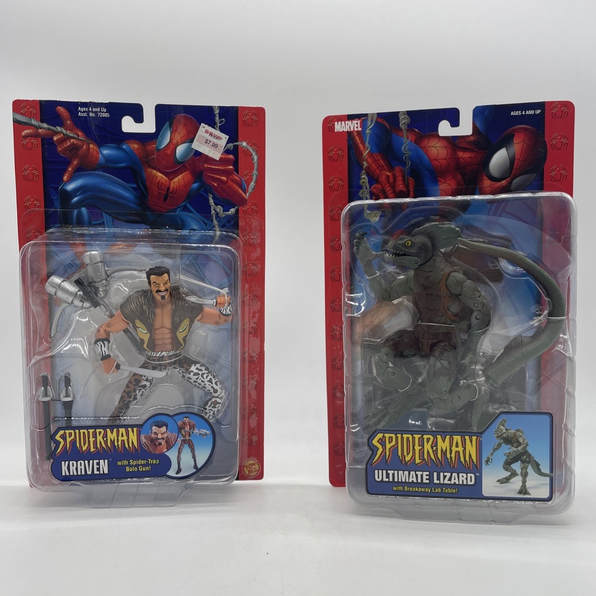 Marvel Spider-Man - Kraven & Ultimate Lizard Action Figures