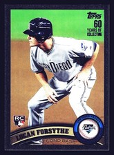 Logan Forsythe San Diego Padres 2011 Topps Update Black #US104 SN /60