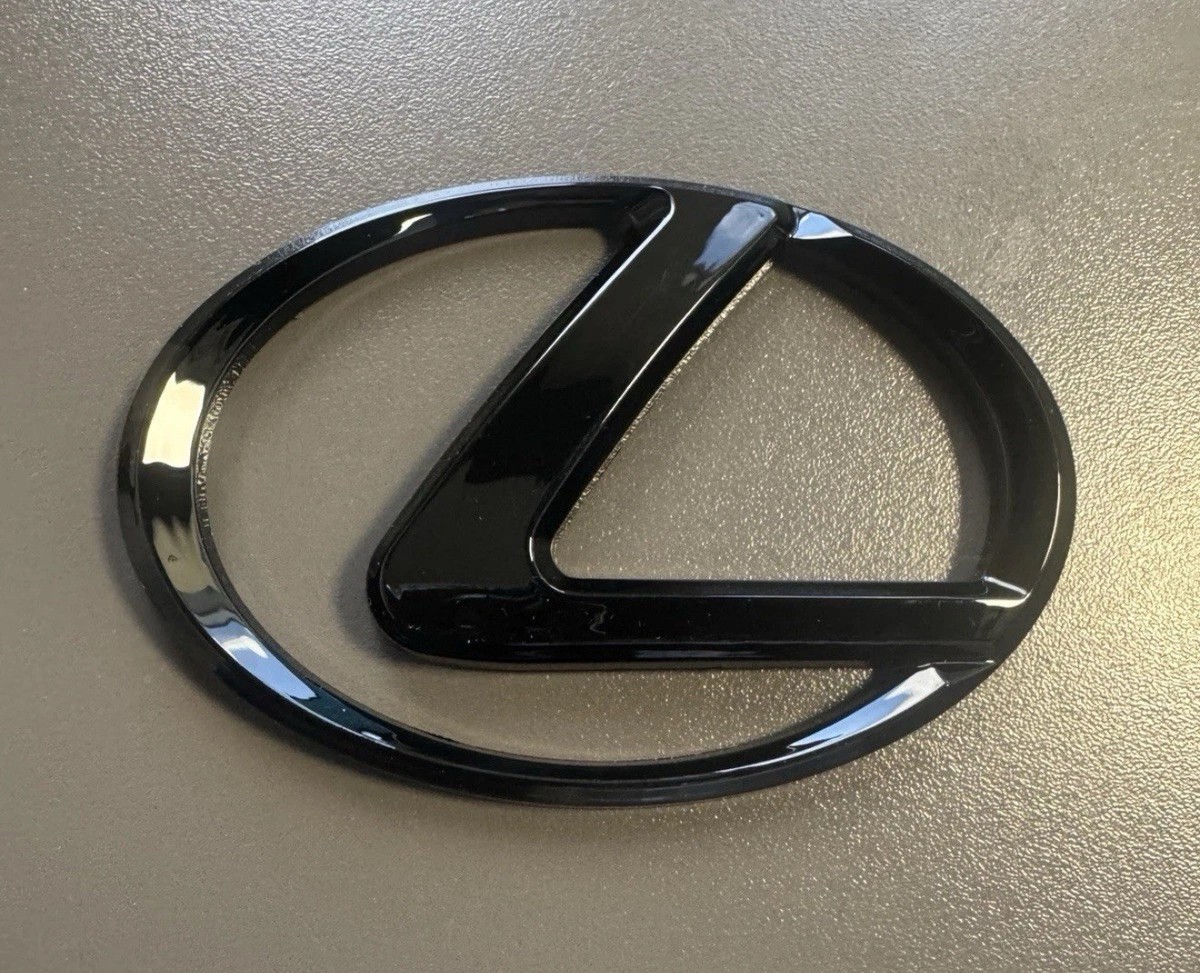 Gloss Black Emblem Badge Logo Fits Lexus RCF RC350 RC300